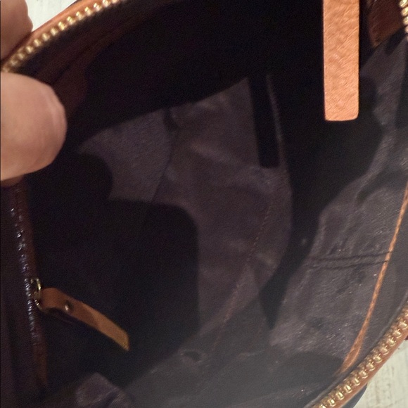 Kate Spade Zebra Print Brown and Tan Nylon Shoulder Bag - Picture 10 of 15